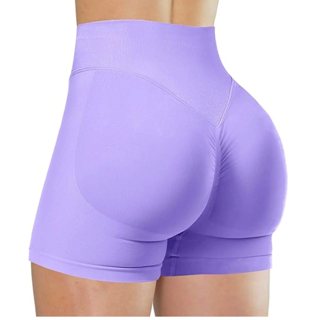 Zomer yogashorts met hoge taille Modieuze en sexy hardloopfitnessbroek Effen kleur yoga-legging