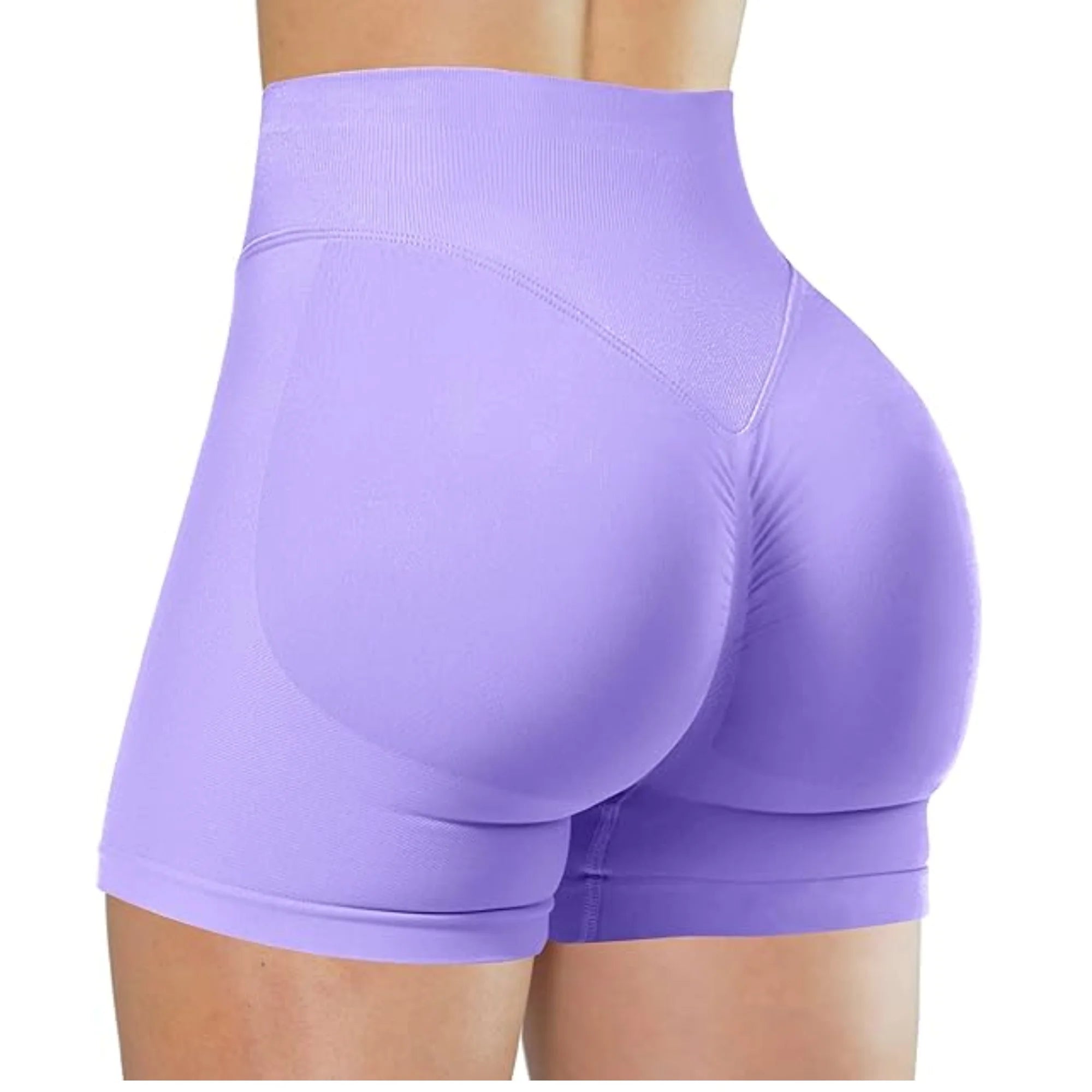Zomer yogashorts met hoge taille Modieuze en sexy hardloopfitnessbroek Effen kleur yoga-legging