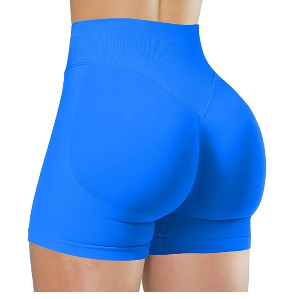Zomer yogashorts met hoge taille Modieuze en sexy hardloopfitnessbroek Effen kleur yoga-legging