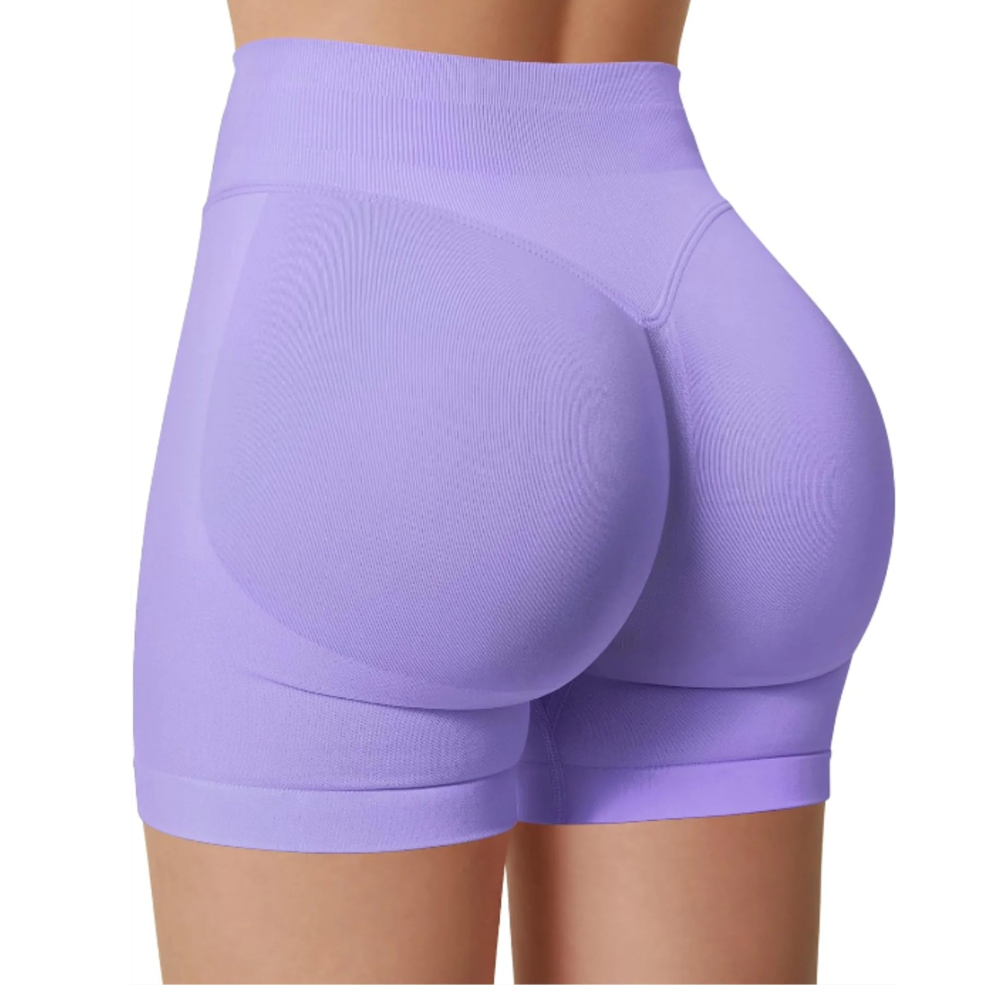 Zomer yogashorts met hoge taille Modieuze en sexy hardloopfitnessbroek Effen kleur yoga-legging