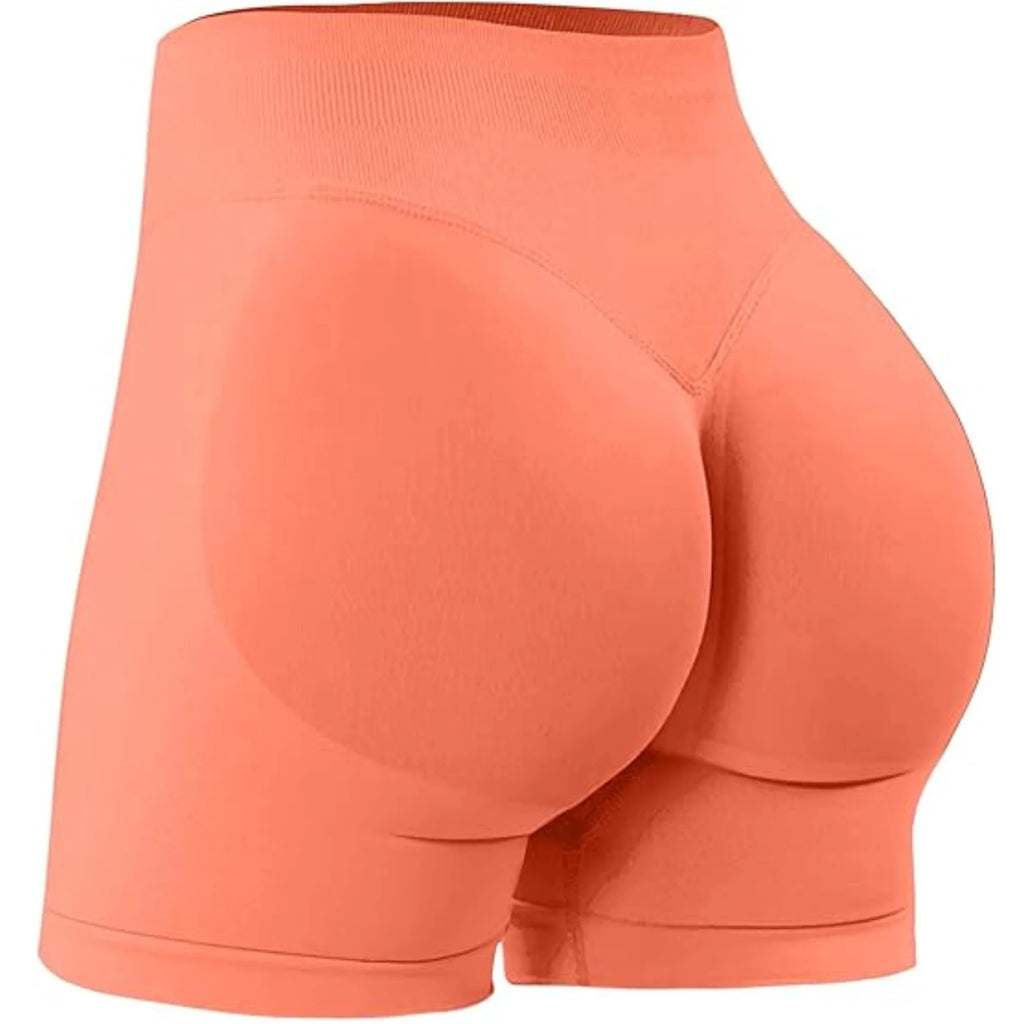 Zomer yogashorts met hoge taille Modieuze en sexy hardloopfitnessbroek Effen kleur yoga-legging