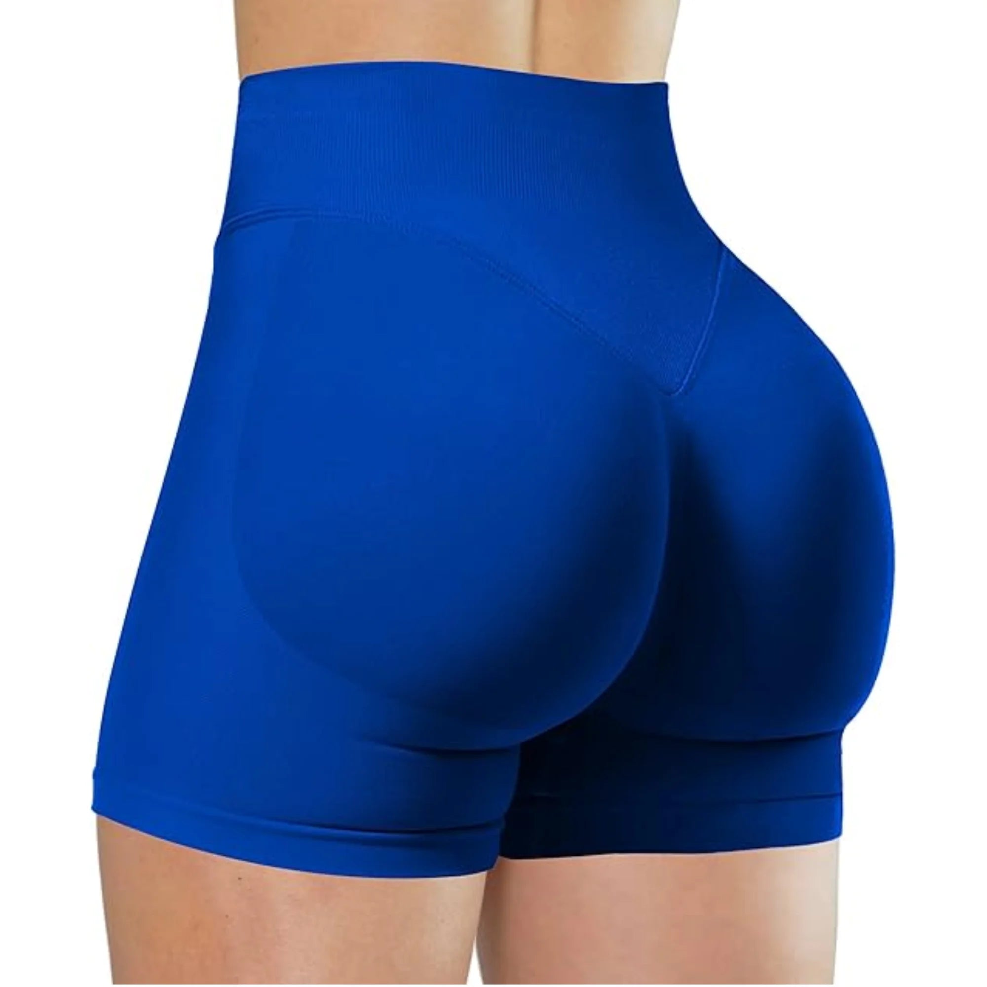 Zomer yogashorts met hoge taille Modieuze en sexy hardloopfitnessbroek Effen kleur yoga-legging